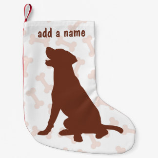 Chocolade Labrador Retriever Stocking Kleine Kerstsok