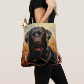 Chocolade Labrador Retriever Tote Bag (Dichtbij)