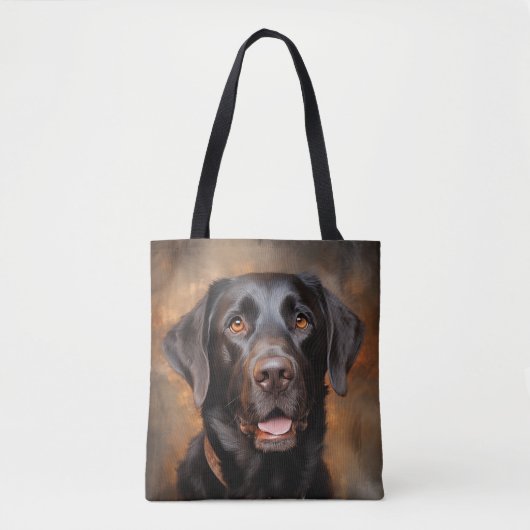 Chocolade Labrador Retriever Tote Bag (Voorkant)