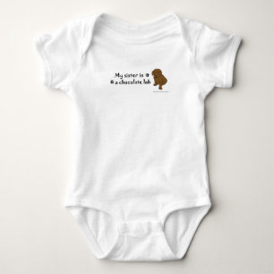chocolade labrador romper