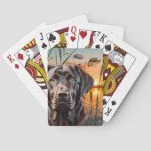 Chocolade Labrador Speelkaarten, Labrador Pokerkaarten (Achterkant)