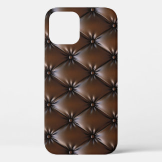 Chocolade leer: luxe bekledingstextuur Case-Mate iPhone case