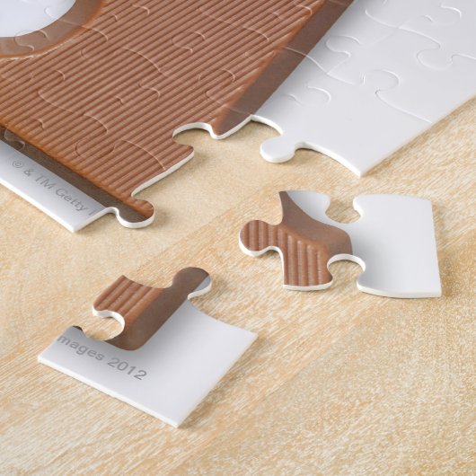 Chocolade letter a legpuzzel (Zijkant)