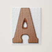 Chocolade letter a legpuzzel (Verticaal)
