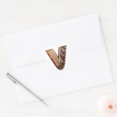 Chocolade letter V stickers (Envelop)