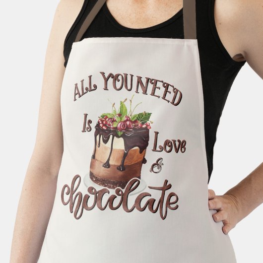 Chocolade Liefde Bakken Keuken Schort