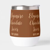 Chocolade Liefhebber Crème Script Persoonlijke Naa (Links)