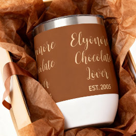 Chocolade Liefhebber Crème Script Persoonlijke Naa
