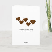 Chocolade liefhebber Grappige verjaardag Kaart (Achterkant)