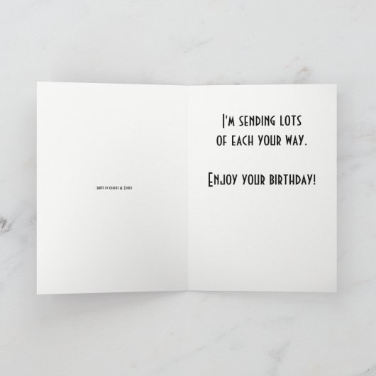 Chocolade liefhebber Grappige verjaardag Kaart (Binnen)