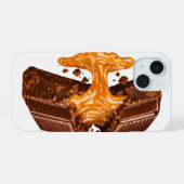 Chocolade Liefhebber iPhone Hoesje 15 Case (Achterkant horizontaal)