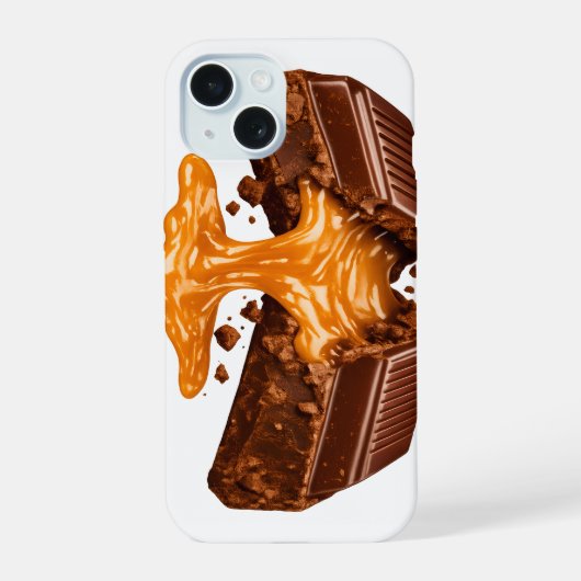 Chocolade Liefhebber iPhone Hoesje 15 Case (Achterkant)