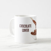 Chocolade Liefhebber Lepel Kom Koffiemok (Voorkant links)