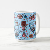 Chocolade liefhebber schattig koffiemok (Voorkant rechts)