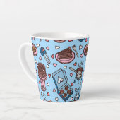 Chocolade liefhebber schattig latte mok (Linkerhoek)