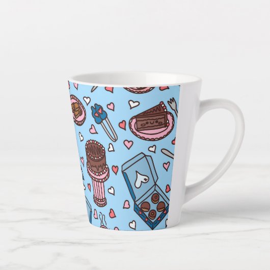 Chocolade liefhebber schattig latte mok (Rechts)