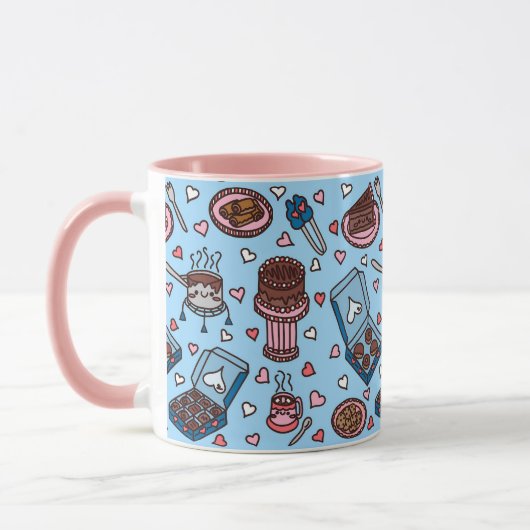 Chocolade liefhebber schattig mok (Links)