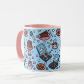 Chocolade liefhebber schattig mok (Voorkant links)