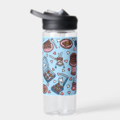 Chocolade liefhebber schattig waterfles (Rechts)