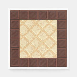 Chocolade liefhebber servet, Chocolade bar Servet