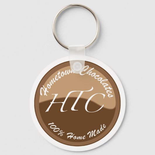 Chocolade Logo Sleutelhanger (Voorkant)
