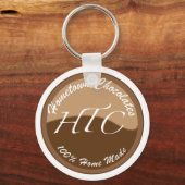 Chocolade Logo Sleutelhanger (Voorkant)