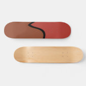 Chocolade lollypop persoonlijk skateboard (Horizontaal)