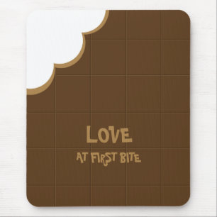 Chocolade Love Bite mousepad Muismat
