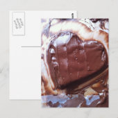 Chocolade Love Briefkaart (Voorkant / Achterkant)