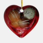 Chocolade Love in Glass Ornament (Voorkant)