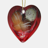 Chocolade Love in Glass Ornament (Links)