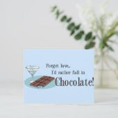 Chocolade Lover Briefkaart (Staand voorkant)