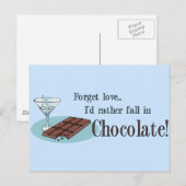 Chocolade Lover Briefkaart (Voorkant / Achterkant)