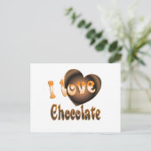Chocolade Lover Briefkaart (Staand voorkant)
