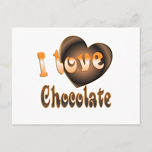 Chocolade Lover Briefkaart (Voorkant)
