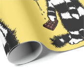 Chocolade Lover Cat Cadeaupapier (Rol Hoek)