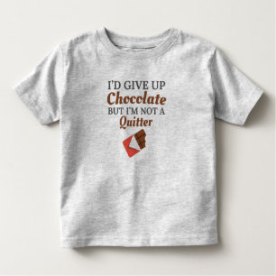 Chocolade Lover, ik zou chocolade opgeven, maar ik Kinder Shirts