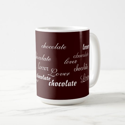 Chocolade Lover Koffiemok (Voorkant rechts)
