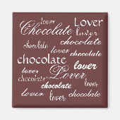 Chocolade Lover Magneet (Voorkant)