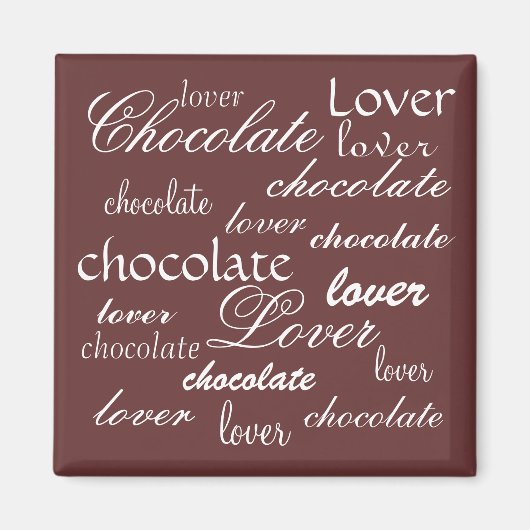 Chocolade Lover Magneet (Voorkant)