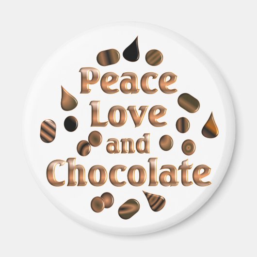 Chocolade Lover Magneet (Voorkant)