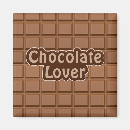 Chocolade Lover magnet (Voorkant)