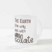 Chocolade Lover Matglas Koffiemok (Voorkant rechts)