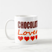 Chocolade Lover met hartvormige chocoladedozen Koffiemok (Links)