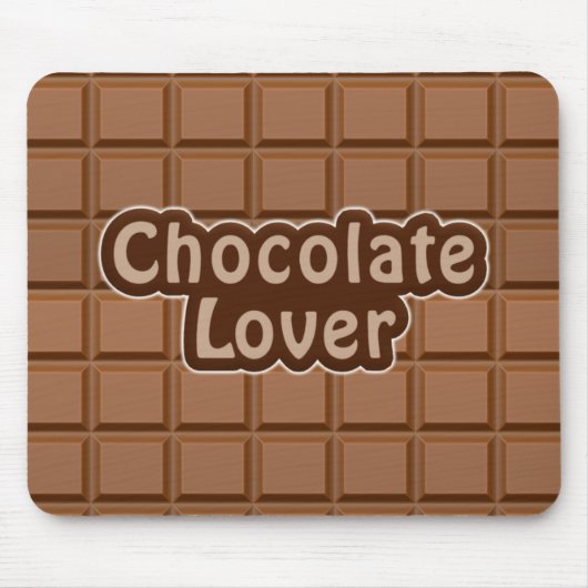 Chocolade Lover mousepad Muismat (Voorkant)