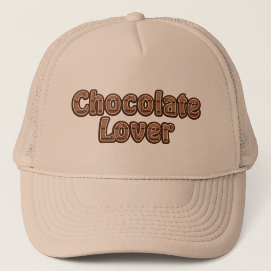Chocolade Lover pet - kies kleur (Voorkant)