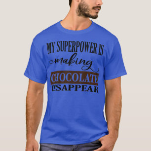 Chocolade Lover Snoep Bar Baker Junk Food Diet T-shirt