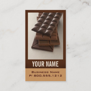 Chocolade Lover-Visitekaartjes Visitekaartje