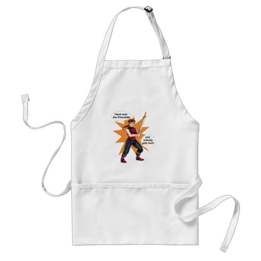 Chocolade-lovers apron standaard schort (Voorkant)