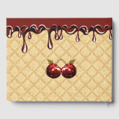 Chocolade lover's boek, Chocolade kersentaart Gastenboek (Achterkant)